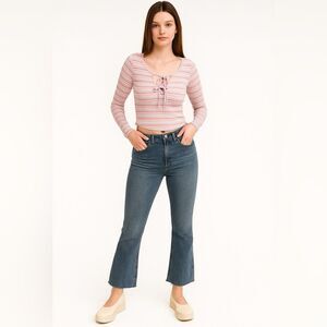 Citizens Of Humanity Isola Cropped Boot-Cut Jeans Size 30